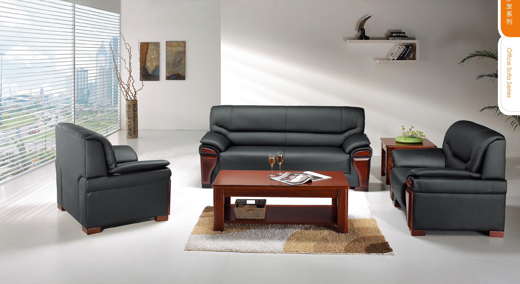 簡約現(xiàn)代辦公沙發(fā)F001 簡約現(xiàn)代辦公沙發(fā)F001